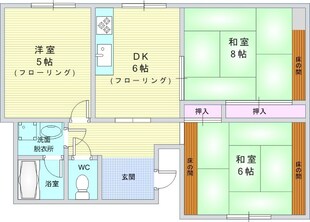 JGS緑丘マンション別館の物件間取画像